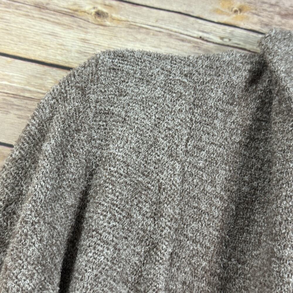 Barefoot Dreams CozyChic Lite Womens Brown Ultra Soft Open Front Cardigan M - Picture 7 of 7